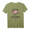 Don't Skip Leg Day Flamingo - Lustiges Workout T-Shirt für Kraftsport, Bodybuilding & Fitness - Perfektes Geschenk für Läufer und Powerlifter