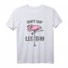Don't Skip Leg Day Flamingo - Lustiges Workout T-Shirt für Kraftsport, Bodybuilding & Fitness - Perfektes Geschenk für Läufer und Powerlifter