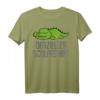 Lustiges Krokodil Schlafshirt & Pyjama Nachthemd – Witziges Geschenk für Langschläfer, Morgenmuffel & Schlafliebhaber für Damen & Herren