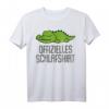Lustiges Krokodil Schlafshirt & Pyjama Nachthemd – Witziges Geschenk für Langschläfer, Morgenmuffel & Schlafliebhaber für Damen & Herren