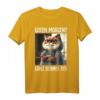 Guten Morgen Ganz dünnes Eis Shirt mit lustigem Spruch – Ironisches Kaffee T-Shirt für Morgenmuffel, Schichtarbeiter, Teenager & Katzenliebhaber