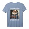Guten Morgen Ganz dünnes Eis Shirt mit lustigem Spruch – Ironisches Kaffee T-Shirt für Morgenmuffel, Schichtarbeiter, Teenager & Katzenliebhaber