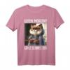 Guten Morgen Ganz dünnes Eis Shirt mit lustigem Spruch – Ironisches Kaffee T-Shirt für Morgenmuffel, Schichtarbeiter, Teenager & Katzenliebhaber