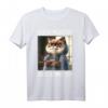 Guten Morgen Ganz dünnes Eis Shirt mit lustigem Spruch – Ironisches Kaffee T-Shirt für Morgenmuffel, Schichtarbeiter, Teenager & Katzenliebhaber