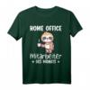 Home Office Mitarbeiter des Monats Lustiges T-Shirt – Originelles Geschenk für Kollegen und Remote-Arbeiter