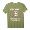 Home Office Mitarbeiter des Monats Lustiges T-Shirt – Originelles Geschenk für Kollegen und Remote-Arbeiter