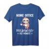 Home Office Mitarbeiter des Monats Lustiges T-Shirt – Originelles Geschenk für Kollegen und Remote-Arbeiter