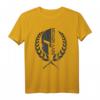 Molon Labe Spartan T-Shirt mit Stickerei - Schwarz Patriotisches Warrior-Shirt für Fans antiker Geschichte