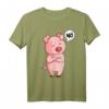 Schwein Nö Schweinchen Kinder T-Shirt - Lustiges Schweine Design für Landwirte, Bäuerinnen und Schweine Liebhaber, ideales Geburtstags- oder Weihnachtsgeschenk