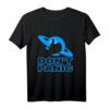 Don 't panic T-Shirt – Humorvolles, klassisch geschnittenes Shirt mit doppeltem Saum