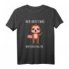 Hier Dir Ist Was Runtergefallen Lustiges Faultier Spruch T-Shirt – Witziges Geschenk für Humorvolle und Sarkastiker