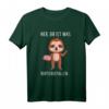 Hier Dir Ist Was Runtergefallen Lustiges Faultier Spruch T-Shirt – Witziges Geschenk für Humorvolle und Sarkastiker