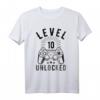 Level 10 Unlocked Männer T-Shirt – Lustiges 10. Hochzeitstag Geschenk für Ehemann & Ehefrau, perfekt für Jubiläum & Beziehung
