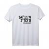 Helgoland Koordinaten Nordsee Insel Urlaub Geschenk T-Shirt – Perfektes Souvenir für Strandurlauber & Nordsee-Liebhaber zum Geburtstag & Weihnachten