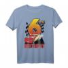 Pixar Cars Lightning McQueen T-Shirt zum 6. Geburtstag - Offiziell lizenziertes Disney Pixar Kinder T-Shirt