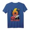 Pixar Cars Lightning McQueen T-Shirt zum 6. Geburtstag - Offiziell lizenziertes Disney Pixar Kinder T-Shirt