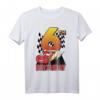 Pixar Cars Lightning McQueen T-Shirt zum 6. Geburtstag - Offiziell lizenziertes Disney Pixar Kinder T-Shirt