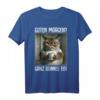 Guten Morgen? Ganz dünnes Eis! Lustiges Katzen Spruch T-Shirt – Perfekt für Morgenmuffel, Arbeit und Teenager mit Humor