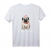 Lustiges Silvester & Weihnachts T-Shirt mit niedlichem Mops - Witziges Party-Outfit für Damen und Herren