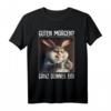 Kaffee Morgenmuffel Mitarbeiter Spruch Lustig Fun Geschenk T-Shirt – Humorvolles Katzen Statement für Kollegen, Teenager & Langschläfer