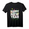 Silvester Party Outfit - Happy New Year 2022 T-Shirt mit Feuerwerk, Konfettis & Silvester Dekoration für Damen, Herren & Kinder