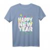 Silvester Party Outfit - Happy New Year 2022 T-Shirt mit Feuerwerk, Konfettis & Silvester Dekoration für Damen, Herren & Kinder