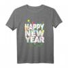 Silvester Party Outfit - Happy New Year 2022 T-Shirt mit Feuerwerk, Konfettis & Silvester Dekoration für Damen, Herren & Kinder