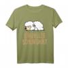 Offizielles Schlafshirt Pyjama Nachthemd mit Schaf Fun Spruch – Lustiges Geschenk für Langschläfer, Morgenmuffel und Nachteulen