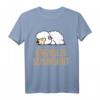 Offizielles Schlafshirt Pyjama Nachthemd mit Schaf Fun Spruch – Lustiges Geschenk für Langschläfer, Morgenmuffel und Nachteulen