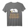 Offizielles Schlafshirt Pyjama Nachthemd mit Schaf Fun Spruch – Lustiges Geschenk für Langschläfer, Morgenmuffel und Nachteulen