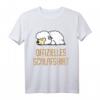 Offizielles Schlafshirt Pyjama Nachthemd mit Schaf Fun Spruch – Lustiges Geschenk für Langschläfer, Morgenmuffel und Nachteulen