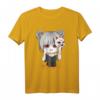 Yandere Anime Girl mit Kitsune Maske - Kawaii Otaku T-Shirt für Anime & Manga Fans, Cosplayer & Japan Enthusiasten