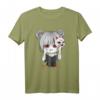 Yandere Anime Girl mit Kitsune Maske - Kawaii Otaku T-Shirt für Anime & Manga Fans, Cosplayer & Japan Enthusiasten