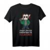 Lustiges Halloween Kostüm T-Shirt mit Party-Maske – Witziges Outfit für Männer und Frauen bei Halloween-Feiern
