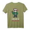 Lustiges Halloween Kostüm T-Shirt mit Party-Maske – Witziges Outfit für Männer und Frauen bei Halloween-Feiern