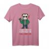 Lustiges Halloween Kostüm T-Shirt mit Party-Maske – Witziges Outfit für Männer und Frauen bei Halloween-Feiern