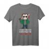Lustiges Halloween Kostüm T-Shirt mit Party-Maske – Witziges Outfit für Männer und Frauen bei Halloween-Feiern
