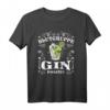 Lustiges Blutgruppe Gin Positiv T-Shirt für Gin Tonic Liebhaber, Barkeeper & Partygänger – Perfektes Geschenk für Gin-Fans