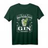 Lustiges Blutgruppe Gin Positiv T-Shirt für Gin Tonic Liebhaber, Barkeeper & Partygänger – Perfektes Geschenk für Gin-Fans