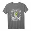 Lustiges Blutgruppe Gin Positiv T-Shirt für Gin Tonic Liebhaber, Barkeeper & Partygänger – Perfektes Geschenk für Gin-Fans