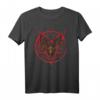 Santa Pentagramm mit Rentierkopf - Okkules und Anti-Weihnachts T-Shirt für Metal-Fans & dunkle Humorliebhaber