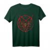 Santa Pentagramm mit Rentierkopf - Okkules und Anti-Weihnachts T-Shirt für Metal-Fans & dunkle Humorliebhaber