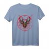 Santa Pentagramm mit Rentierkopf - Okkules und Anti-Weihnachts T-Shirt für Metal-Fans & dunkle Humorliebhaber