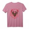 Santa Pentagramm mit Rentierkopf - Okkules und Anti-Weihnachts T-Shirt für Metal-Fans & dunkle Humorliebhaber