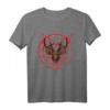 Santa Pentagramm mit Rentierkopf - Okkules und Anti-Weihnachts T-Shirt für Metal-Fans & dunkle Humorliebhaber