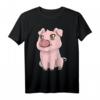 Kawaii Schwein Schweinchen Wutz Ferkel Hausschwein Miniatur T-Shirt – Süßes Tierdesign, perfekt als Geschenk zu Weihnachten oder Geburtstag