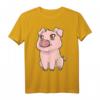 Kawaii Schwein Schweinchen Wutz Ferkel Hausschwein Miniatur T-Shirt – Süßes Tierdesign, perfekt als Geschenk zu Weihnachten oder Geburtstag