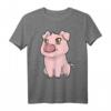 Kawaii Schwein Schweinchen Wutz Ferkel Hausschwein Miniatur T-Shirt – Süßes Tierdesign, perfekt als Geschenk zu Weihnachten oder Geburtstag
