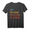 Udo Der Mann Der Mythos Die Legende Geschenk - Personalisierter Name Spruch T-Shirt für Männer, Papa, Opa & Onkel