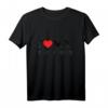 Lustiges I Love My Boyfriend T-Shirt mit Herz – Perfekte Valentinstags Geschenkidee für Freundinnen im Vintage Retro-Look